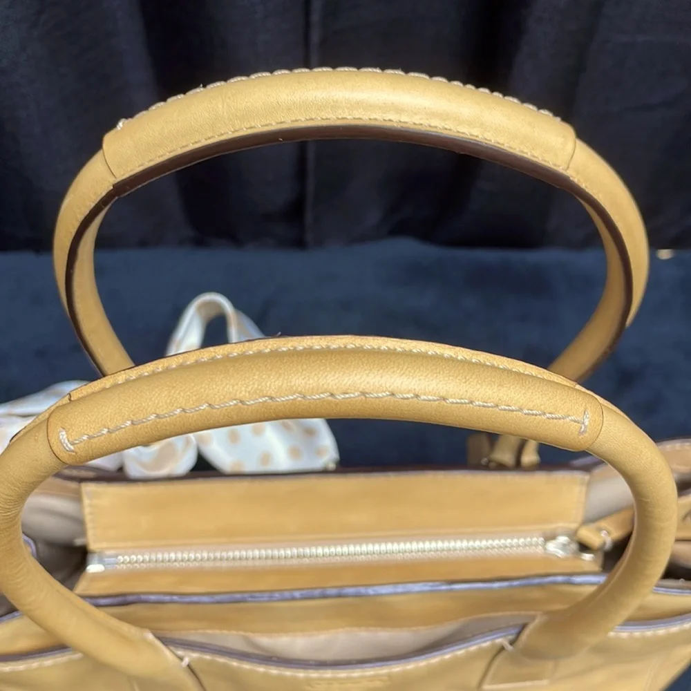 Coach F13675 Buckskin Satchel - Picture 9 of 16